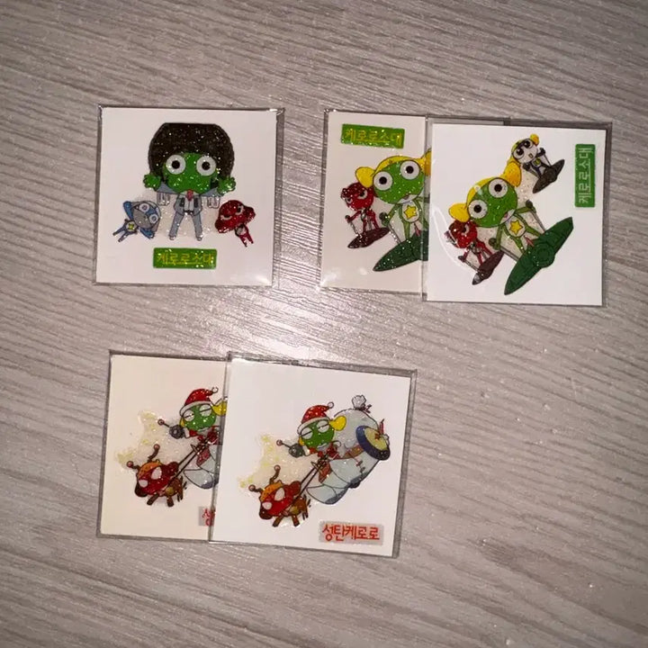 [BUNJANG] Keroro Shani (Banjjak) Group Seal / (할인)케로로 샤니 (반짝)단체씰 판매
