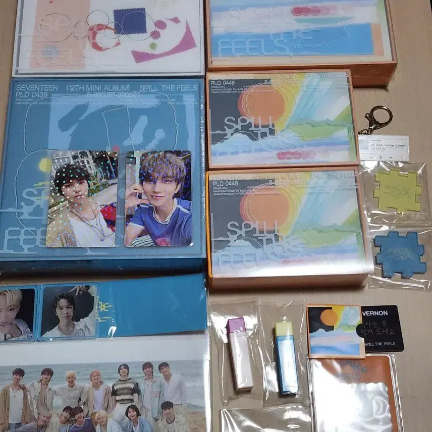 [BUNJANG] SEVENTEEN SPILL THE FEELS 3 Types Album / 세븐틴 SPILL THE FEELS 미개봉 앨범 일괄