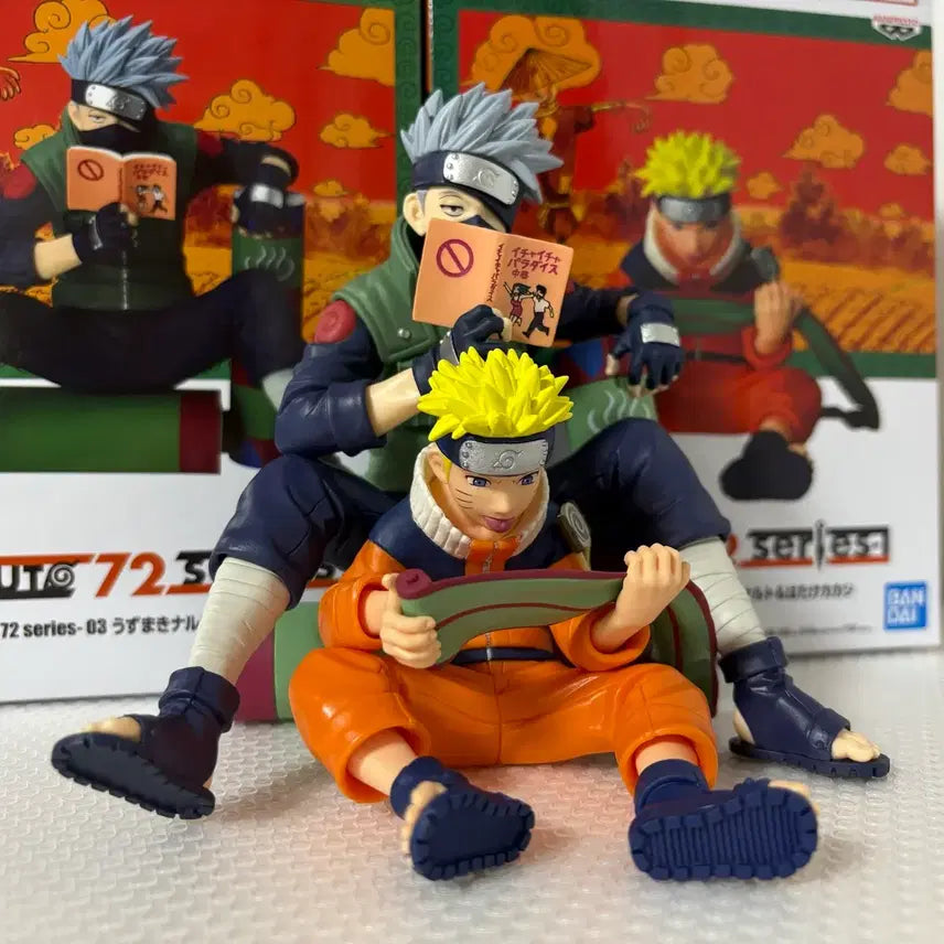 [BUNJANG] Naruto 72 Series Kakashi Itachi Acrylic Plush Doll Figure / 나루토 72 시리즈 피규어 나루토 카카시 아크릴 누이 인형 반다이 이타치