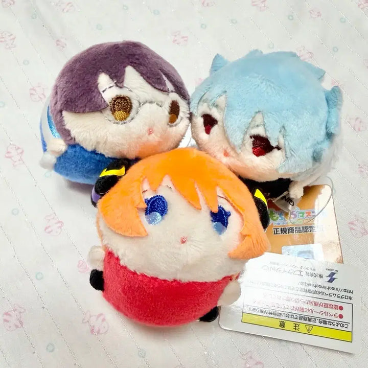 [BUNJANG] Gintama Mini Mochi Mascot Plush Set - Kintoki, Kagura, Shinpachi / 은혼 미니 모찌마스 인형 일괄 해결사 긴토키 카구라 신파치