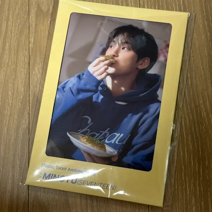 [BUNJANG] SEVENTEEN Mingyu Isaac Toast Photocard (Sealed) / (미개봉) 세븐틴 민규 이삭토스트 포토카드