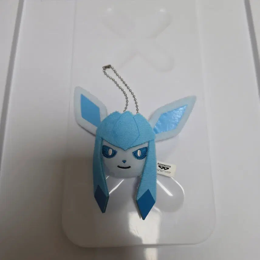 [BUNJANG] Pokemon Eeveelutions Glaceon Crane Game Charm / 포켓몬스터 이브이즈 글레이시아 크레인 가챠 인형 키링