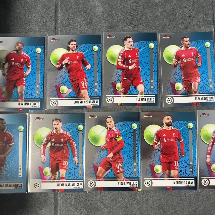 [BUNJANG] Topps Finest Liverpool 9-Card Lot / 탑스 파이니스트 리버풀 9장 랏