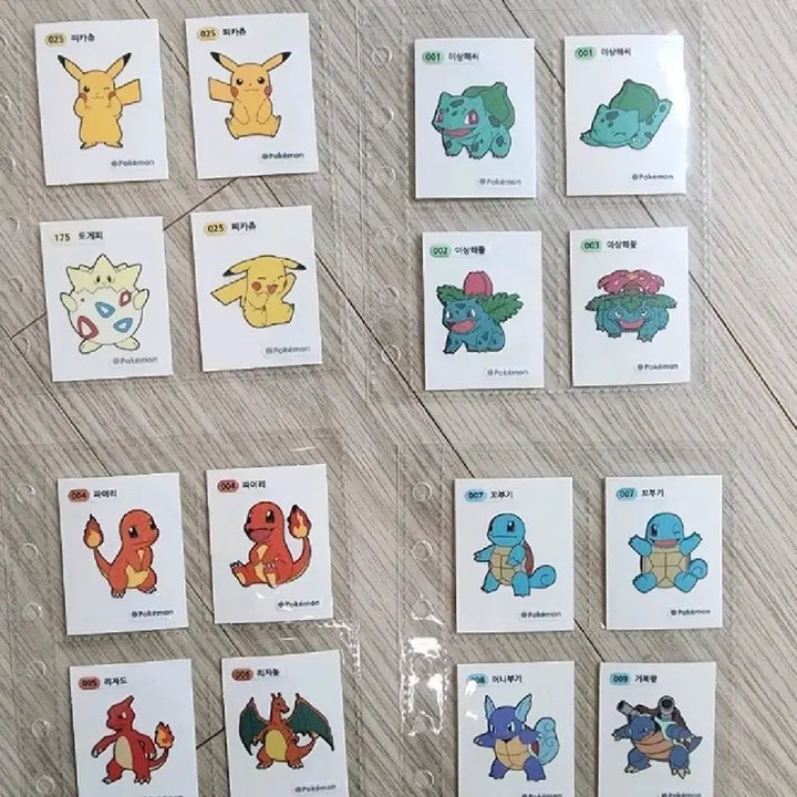 [BUNJANG] Pokemon Stickers (Tti-bbu-ssil) 114 pcs Bundle Set / 포켓몬 띠부씰 114장 일괄판매 <<개당 666원>>