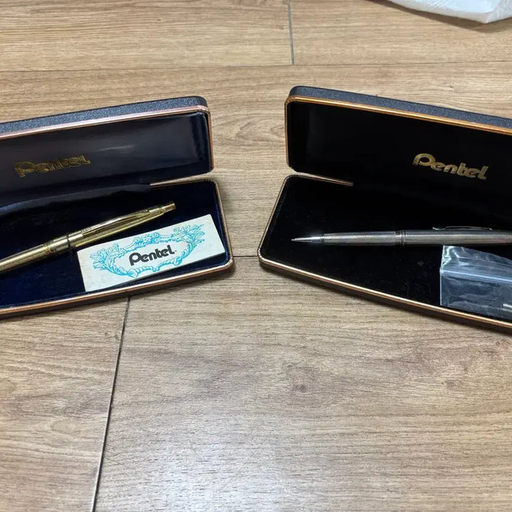 [BUNJANG] Pentel Scepter Sterling Silver/Gold Filled Fountain Pen Set / Pentel Scepter 스털링 실버/골드 필드 일괄판매