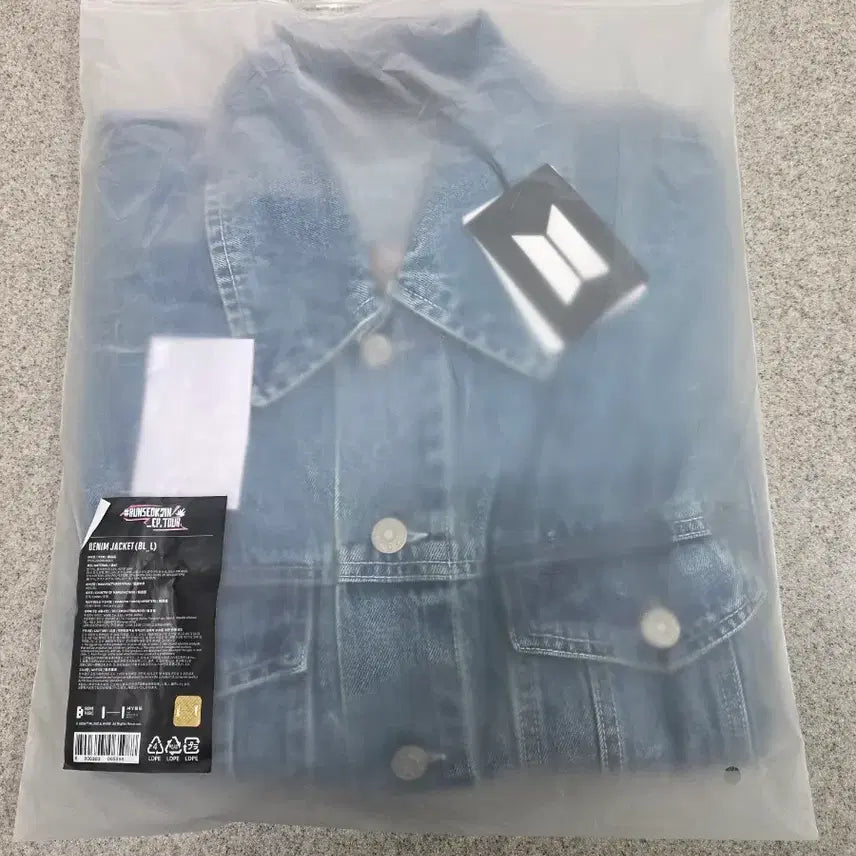 [BUNJANG] BTS Jin RUN SEOKJIN Denim Jacket Photocard Set / 위버스의 BTS [RUN SEOKJIN] Denim Jacket