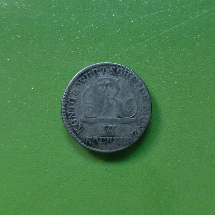 [BUNJANG] 1808 Württemberg 6 Kreuzer Silver Coin / 1808 독일 남부 뷔르템베르크 6kreuzer 은화