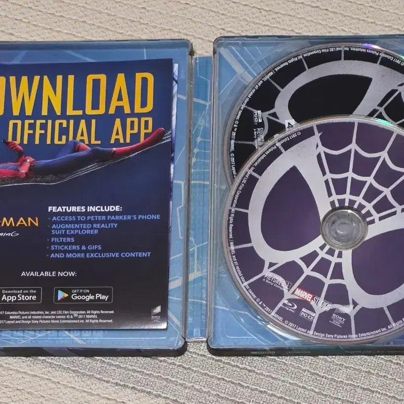 [BUNJANG] Spider-Man: Homecoming 4K Steelbook Blu-ray / 스파이더맨 홈커밍 4K 스틸북 블루레이