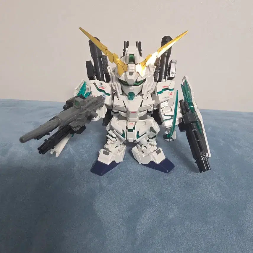 [BUNJANG] Bandai SD Unicorn Gundam Perfectability Full Armor Clear Ver. Model Kit / sd 유니콘 퍼팩트빌리티,풀아머,풀아머클리어 가조립