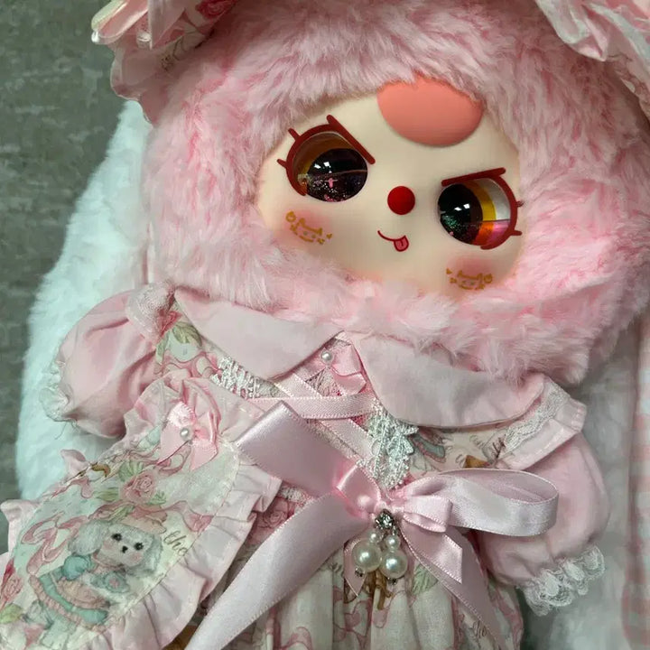[BUNJANG] BabyThree 400 Custom Pink Rabbit Plush Toy / 베이비쓰리400 커스텀 핑물