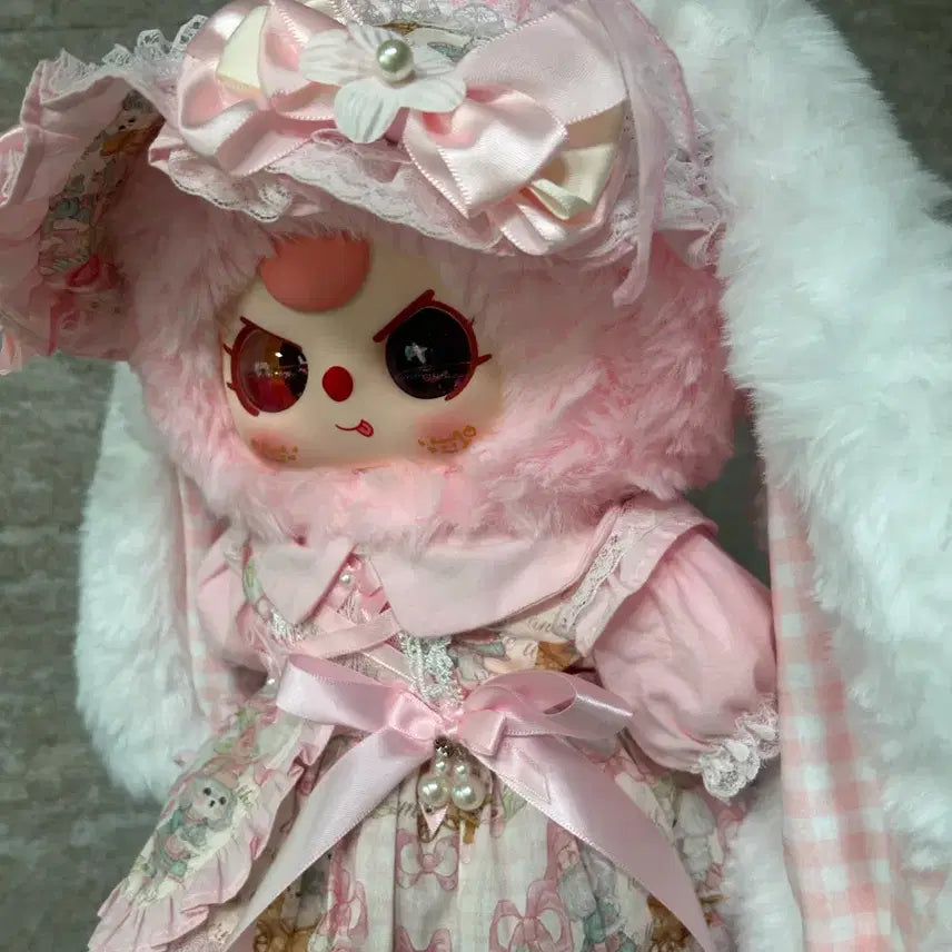 [BUNJANG] BabyThree 400 Custom Pink Rabbit Plush Toy / 베이비쓰리400 커스텀 핑물