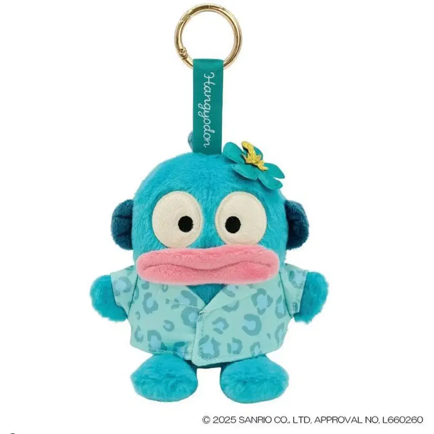 [BUNJANG] Sanrio Hangyodon Tanning Series Mascot Keychain Doll / 산리오 한교동 금태양 갸루교동 마스코트 키링 인형