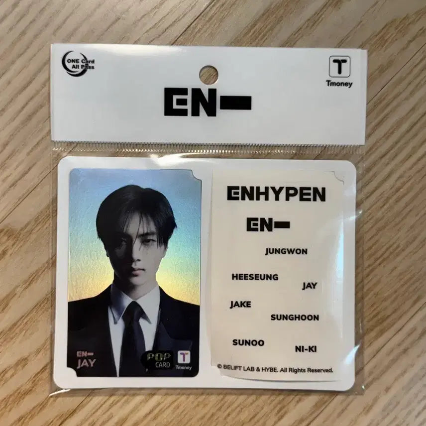 [BUNJANG] Enhypen Jay Tmoney Popcard Photocard / 엔하이픈 제이 포토카드 T머니 팝카드