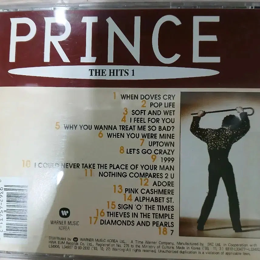 [BUNJANG] Prince The Hits CD / PRINCE THE HITS cd
