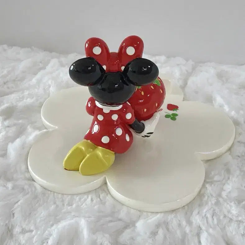 [BUNJANG] Minnie Mouse Strawberry Design Phone Stand / 미니마우스 딸기 핸드폰 거치대