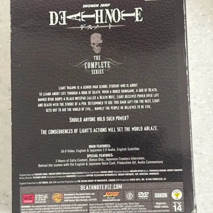 [BUNJANG] Death Note Anime DVD English Dub No Subtitles / (~8/17)데스노트 dvd 한글 무자막/ 영어,일본어 더빙