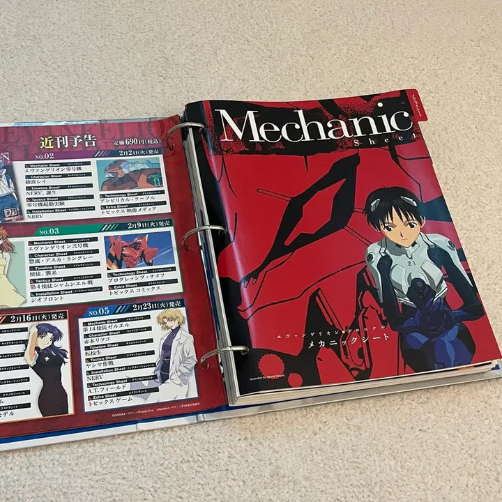 [BUNJANG] Evangelion Chronicle Binder (Setting Book) Set / 에반게리온 크로니클 바인더(설정집) 세트