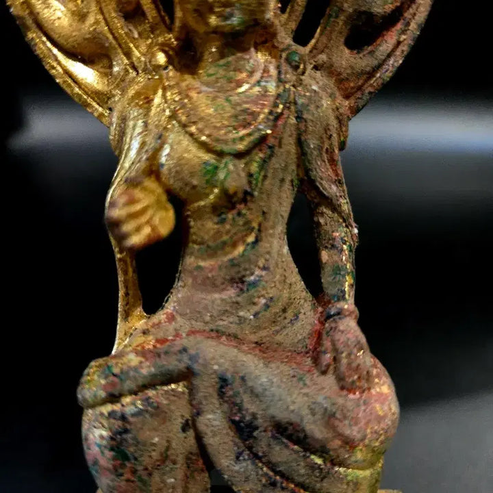 [BUNJANG] Gilt Bronze Seated Avalokitesvara Statue / 금동 관음보살 좌상
