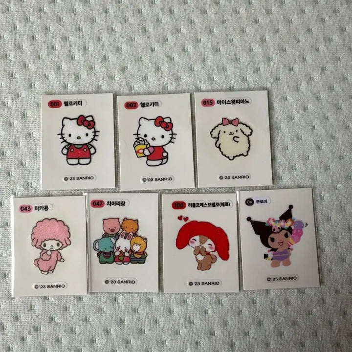 [BUNJANG] Sanrio Stickers Bundle Set / 산리오 띠부씰 일괄 판매