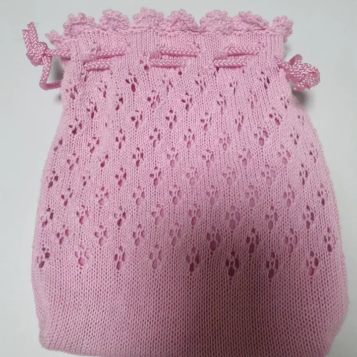 [BUNJANG] Classic Knit My Melody Pouch / 고전 니트 뜨개 마이멜로디 파우치