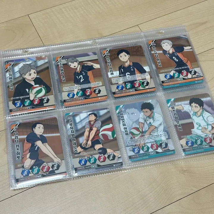[BUNJANG] Haikyuu! "Idol" Card (Korean Edition) Bundle Set / 하이큐 바보카(한글판) 일괄
