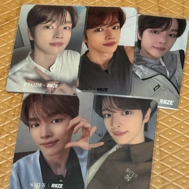 [BUNJANG] RIIZE Sungchan ETUDE National Satur Bundle Set Photocard / 라이즈 성찬 유아크 에뛰드 네셔널 satur 일괄 포카