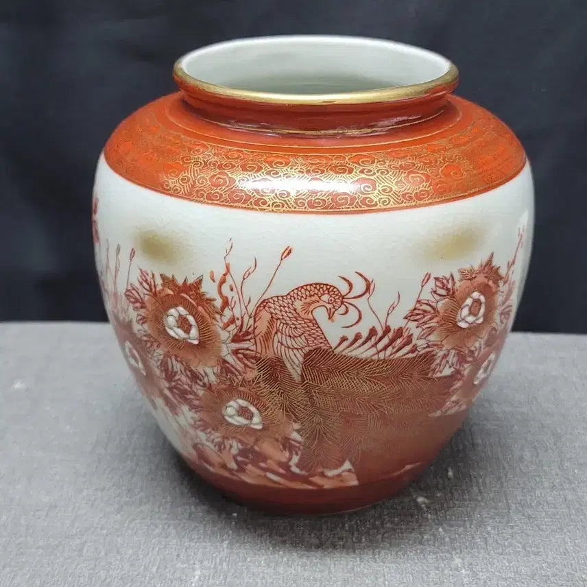 [BUNJANG] Gudani White Porcelain Gold Pheasant Jar / 구다니 백자 금공작문호