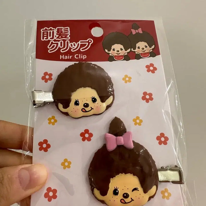 [BUNJANG] Monchhichi Hairpin / 몬치치 머리핀 헤어핀 헤어클립 (일본 정품 미개봉)