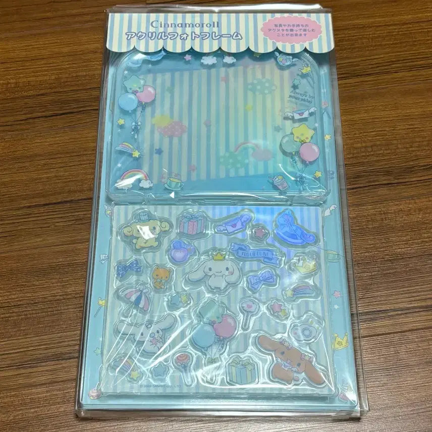 [BUNJANG] Sanrio Cinnamoroll Acrylic Photo Frame Stand / 산리오 아크릴 포토 프레임 스탠드 시나모롤 굿즈