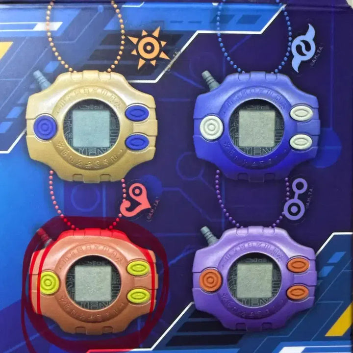 [BUNJANG] Digivice Keychain (Love, Purity, Sincerity) Set / 디지바이스 키링 (사랑,순수,성실)