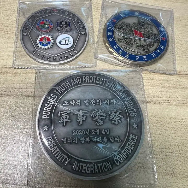 [BUNJANG] Army Coin Military Unit Emblem Set / 육군코인(부대코인, 군대코인)