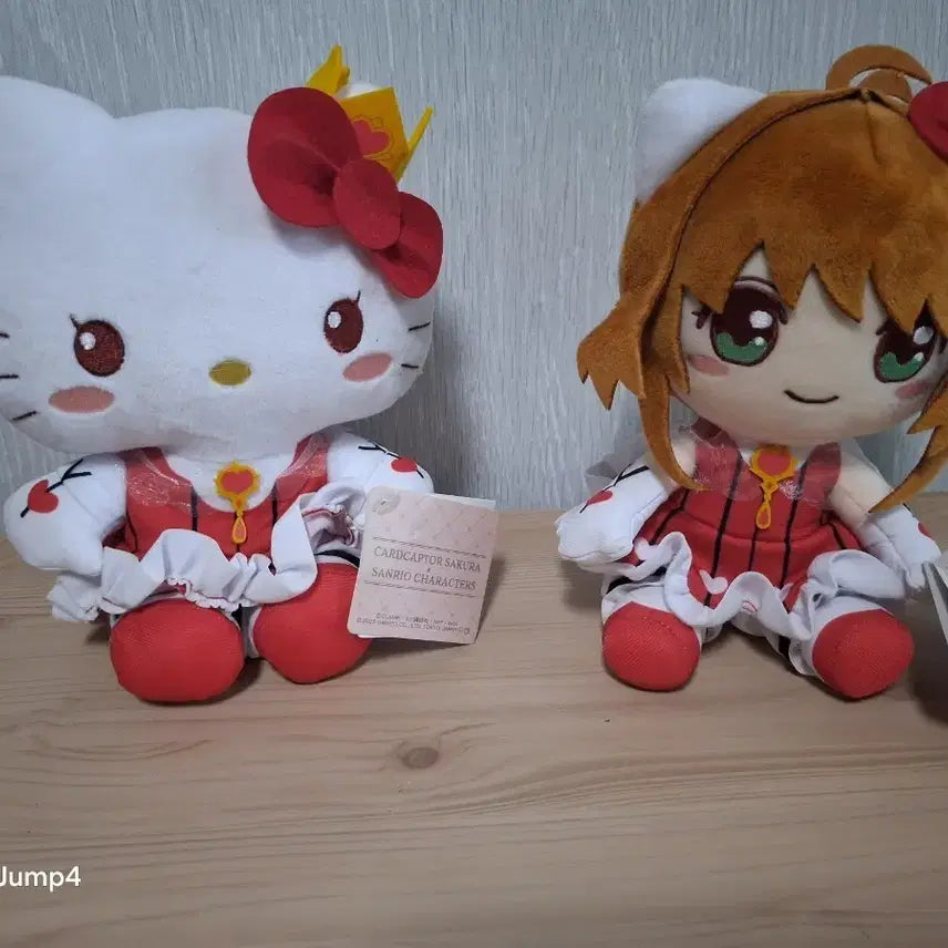 [BUNJANG] Cardcaptor Sakura x Hello Kitty Sanrio Collaboration Plush Set / 카드캡터 사쿠라+ 키티 콜라보
