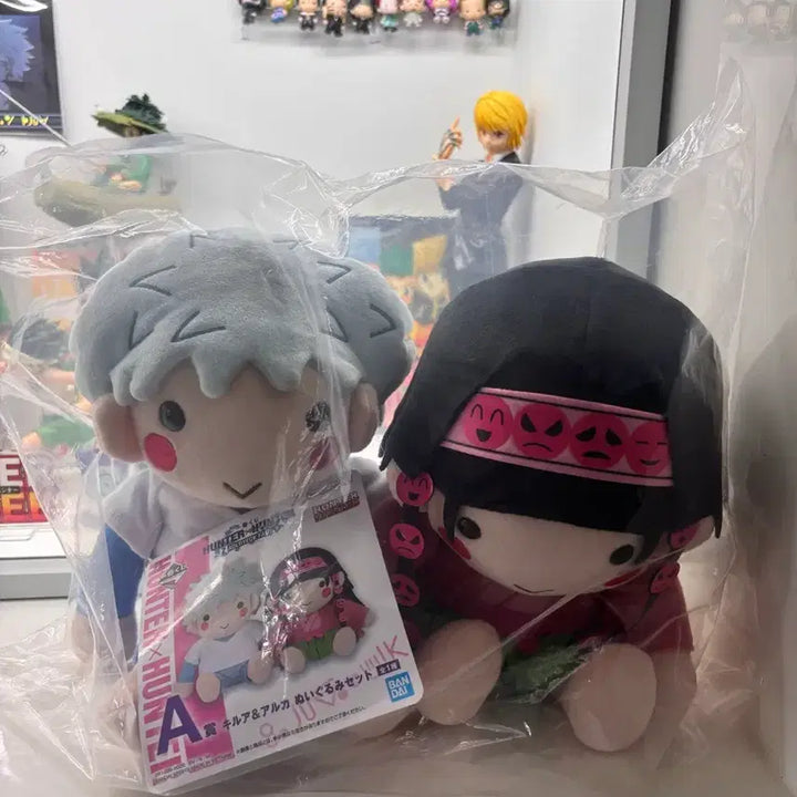 [BUNJANG] Hunter x Hunter Killua &amp; Alluka Doll (A Prize) - Sealed / 미개봉)헌터헌터 키르아 아르카 인형 a상