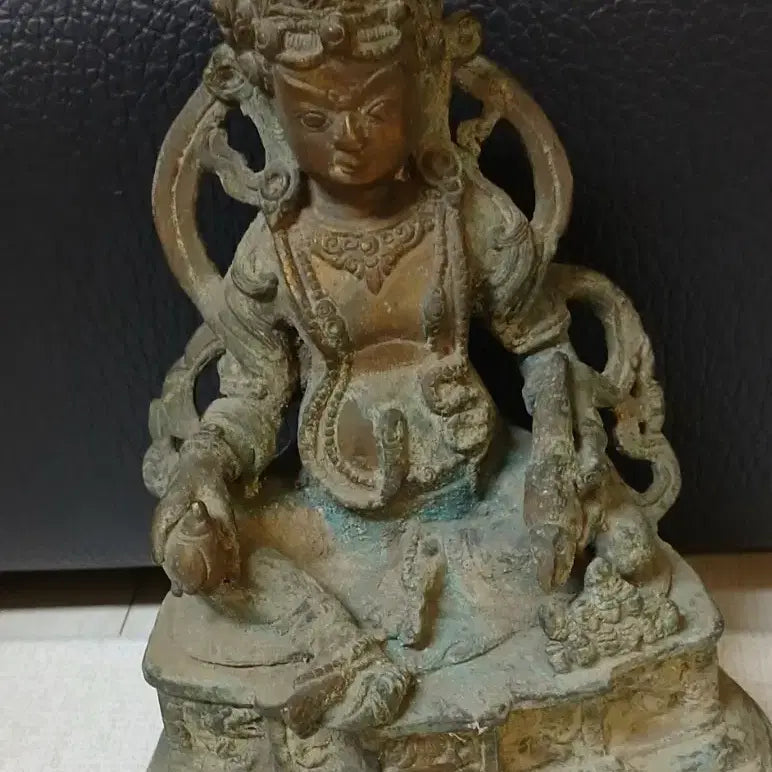 [BUNJANG] Tibetan Esoteric Buddhism Bronze Zambala / 티베트밀교양식 청동잠빌라보살