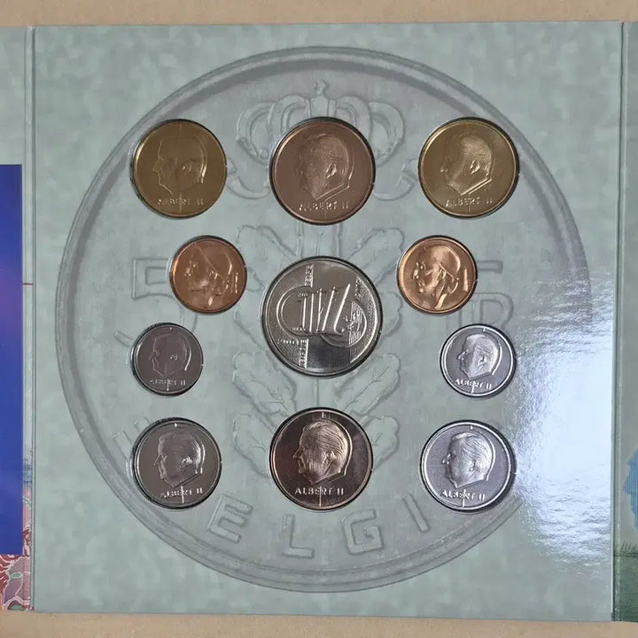 [BUNJANG] 2001 Belgium Franc Farewell Commemorative Coin Set / 2001 벨기에 프랑 고별 기념 주화 세트