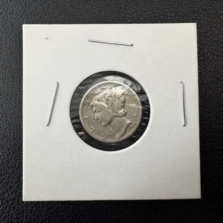 [BUNJANG] 1945 US Mercury Dime 90% Silver Coin / 1945년 미국 머큐리 다임 90% 은화