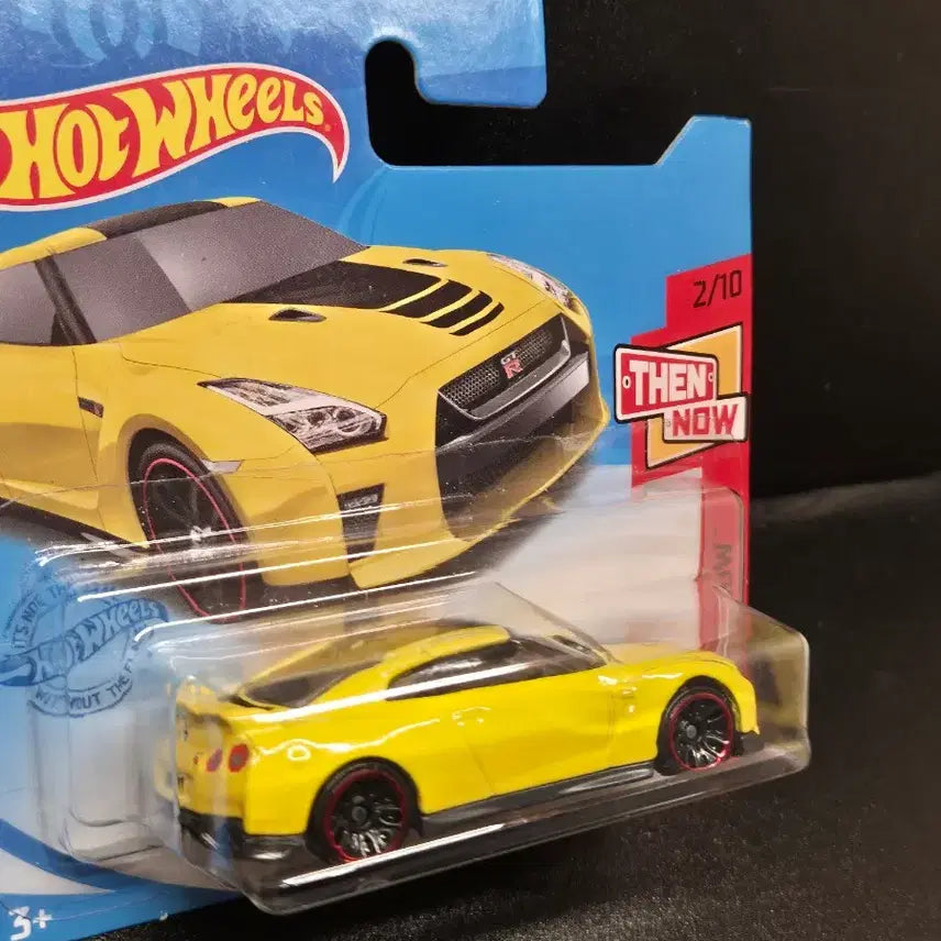 [BUNJANG] Hot Wheels Nissan GT-R R35 Yellow Die-cast Car / 핫휠 닛산 GT-R R35 옐로우 미니카 다이캐스트