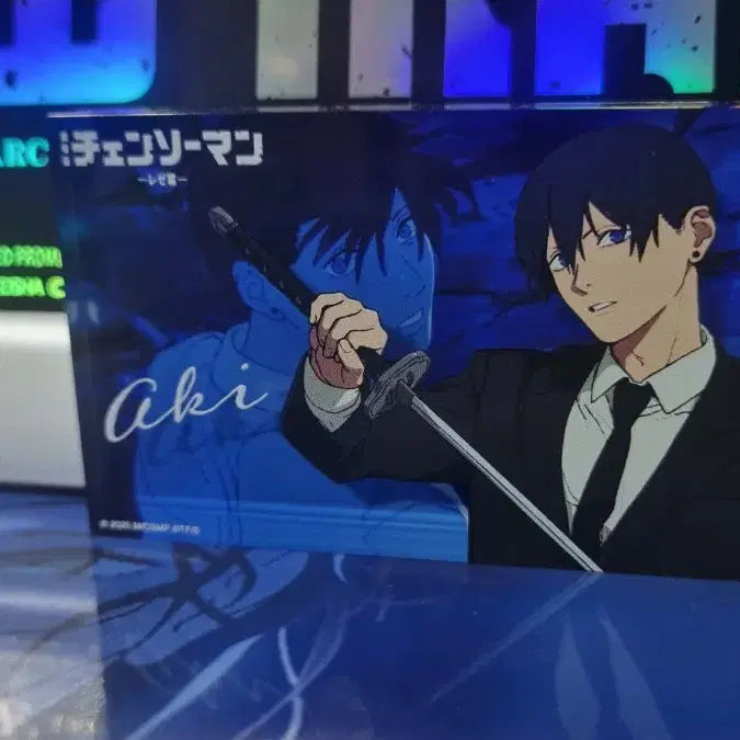 [BUNJANG] Chainsaw Man - The Legend of Chainsaw Man - Aki Acrylic Block / 체인소맨 레제편 아키 아크릴블록