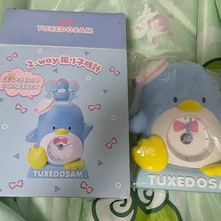 [BUNJANG] Sanrio Tuxedo Sam Desk Clock - Classic Design / 고전 산리오 턱시도샘 탁상시계