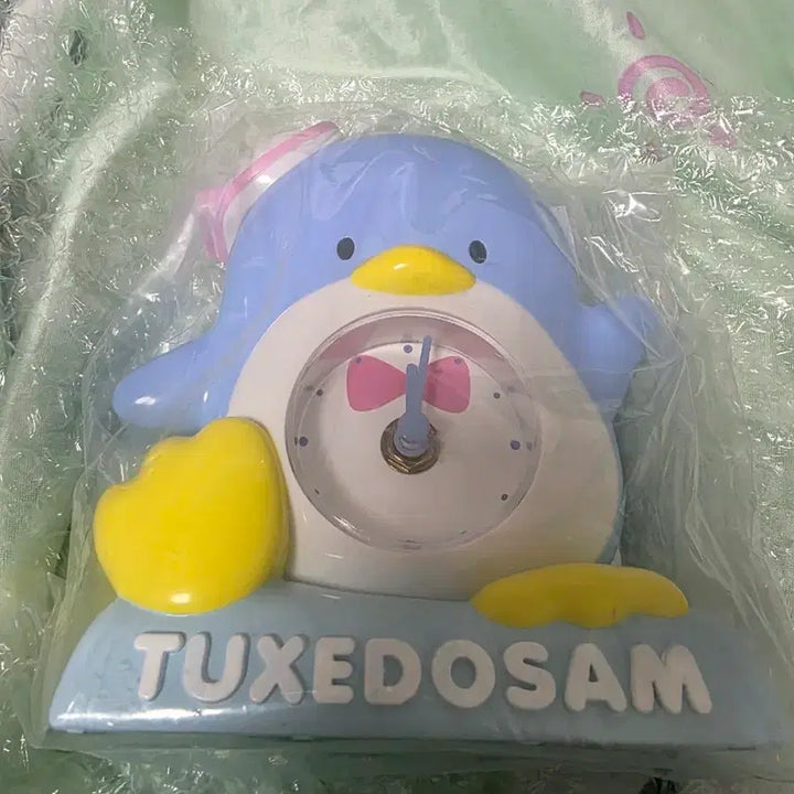 [BUNJANG] Sanrio Tuxedo Sam Desk Clock - Classic Design / 고전 산리오 턱시도샘 탁상시계