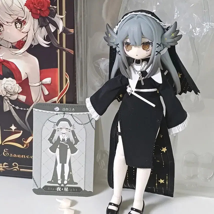 [BUNJANG] Meki Nun Suyeong Heart Blind Doll (BJD) / 메키 Meki 수녀 창조의 심장 블라인드돌 랜덤 구관 별빛 스타 bjd