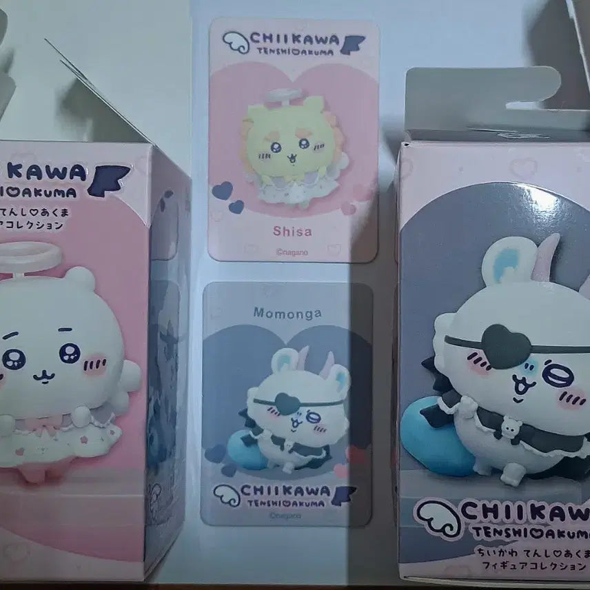 [BUNJANG] Cheekawa ChiiKawa Celestial &amp; Devil Momonga Bundle Set / 천사 시사+악마 모몽가 일괄로 판매해요 (천악 치이카와)