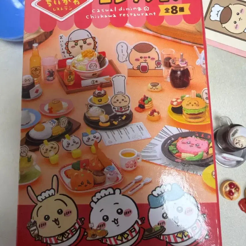 [BUNJANG] Chiikawa Restaurant Miniature Food Figure / 치이카와 레스토랑 식완 피규어