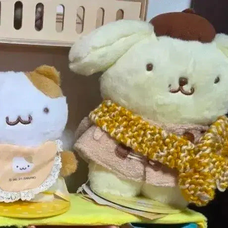 [BUNJANG] Sanrio Pompompurin Muffin Pittato Doll &amp; Accessory Set / 폼폼푸린 머핀 피탓토 산리오 인형