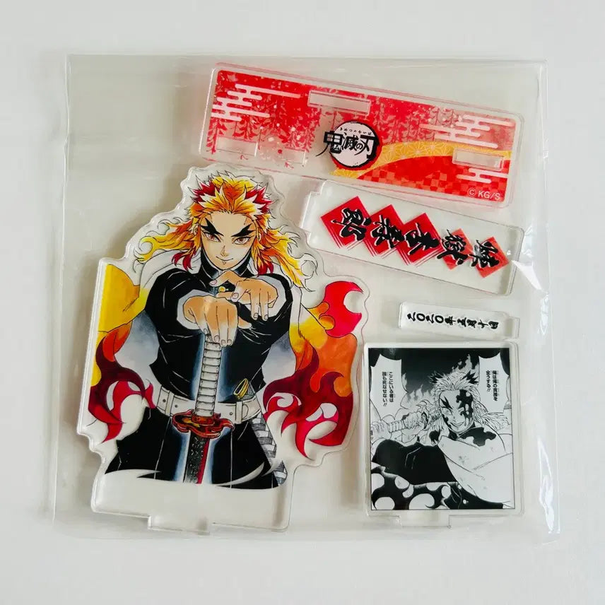 [BUNJANG] Demon Slayer Kyojuro Rengoku 2020 Birthday Diorama Acrylic Stand / 귀멸의칼날 렌고쿠 2020 생일 디오라마 아크릴 스탠드 귀칼