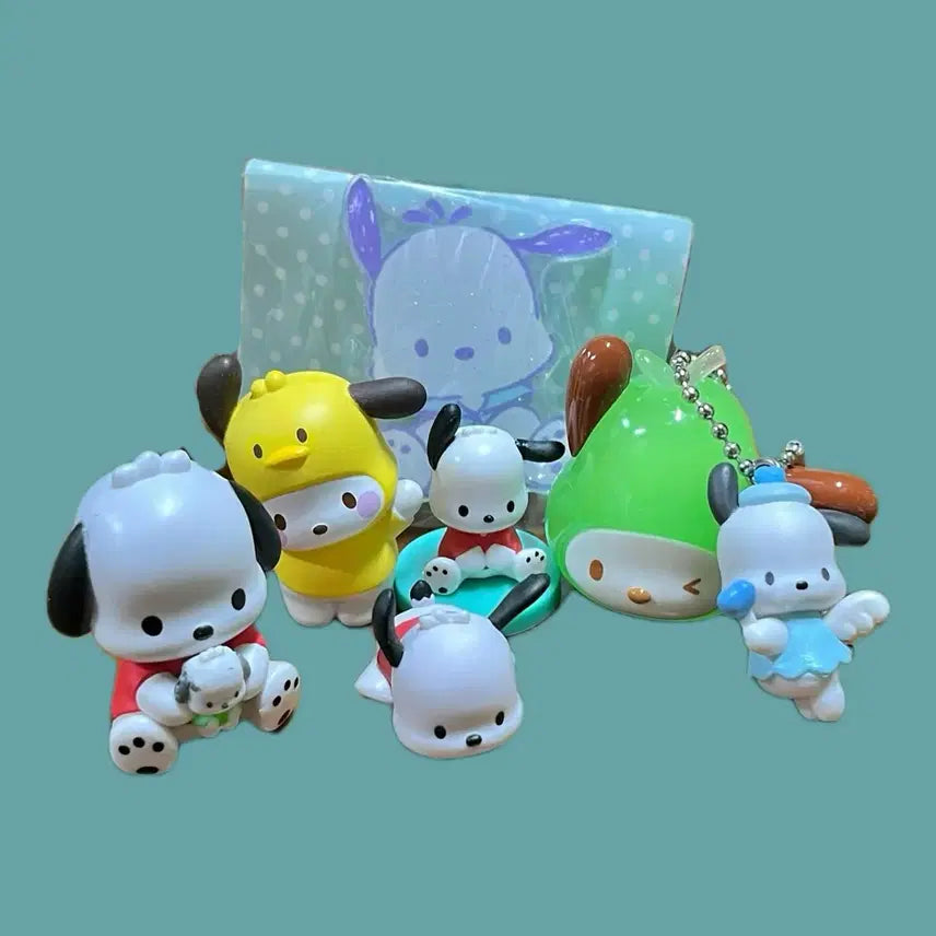 [BUNJANG] Sanrio Pochacco Gacha Set Collection / 산리오포차코가챠세트모음(산리오초코에그포차코,산리오 드리밍 엔젤스윙2포차코