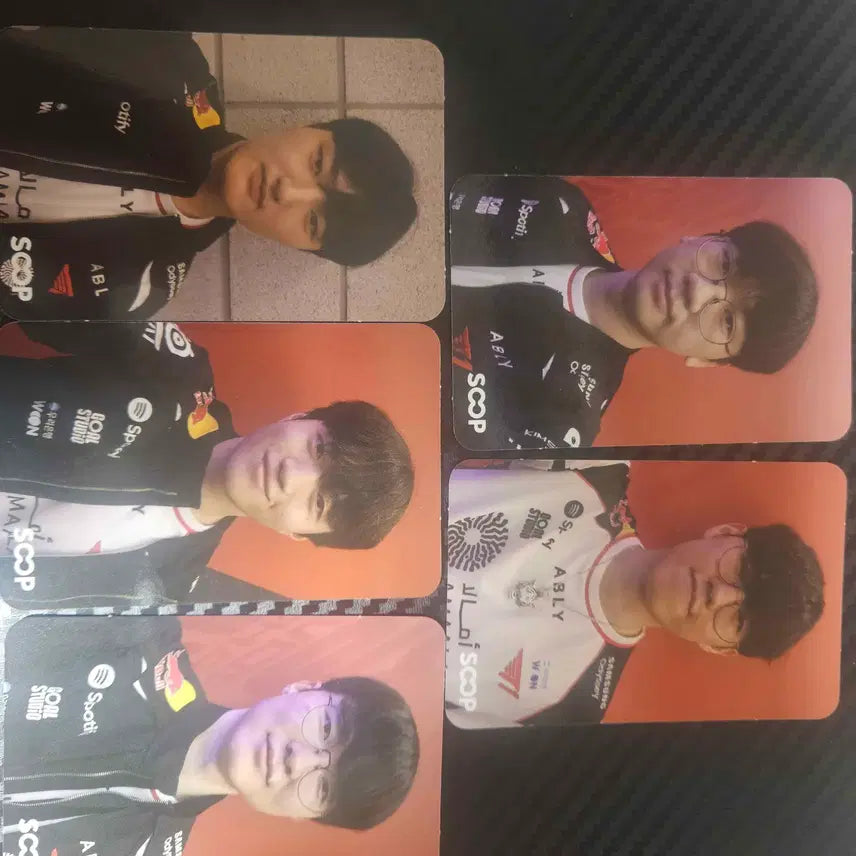[BUNJANG] T1 Worlds Champions Photocard Full Set (Doran, Oner, Faker, Gumayusi, Keria) / MSI  T1 티원 월즈 우승 포토카드 풀세트 도란 오너 페이커 구마유시