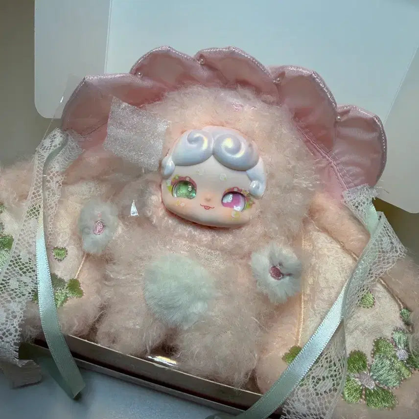 [BUNJANG] Bamtooki V6 Pink Curly Two-Eyes / 밤토끼v6 핑크뽀글이 투눈