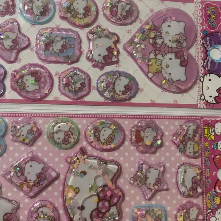 [BUNJANG] Hello Kitty Water Decal Sticker Bundle Set / 키티 워터스티커 일괄