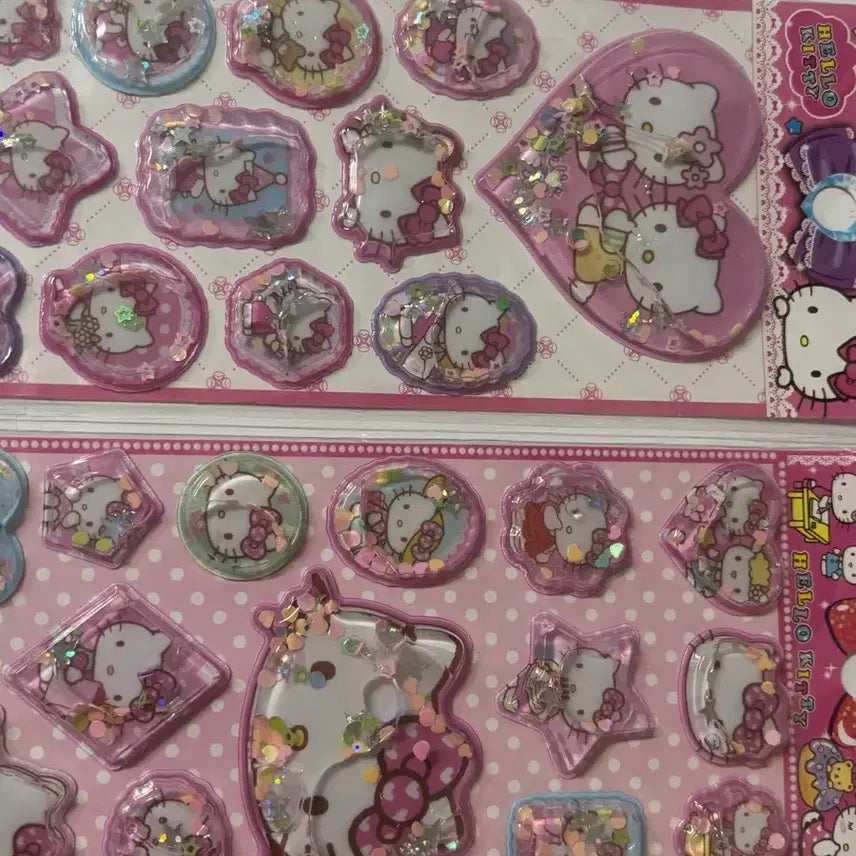 [BUNJANG] Hello Kitty Water Decal Sticker Bundle Set / 키티 워터스티커 일괄